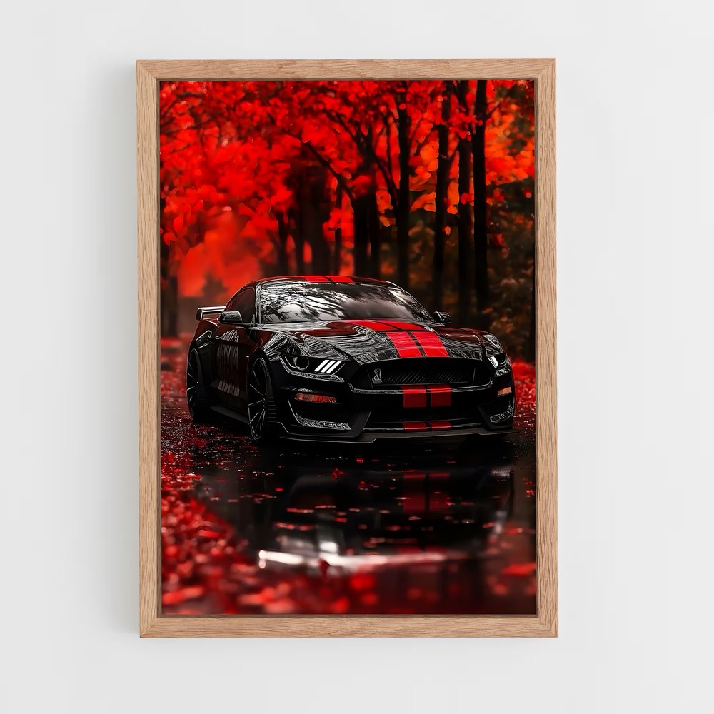 Poster Mustang Sauvage – affiche Shelby (vue 4)